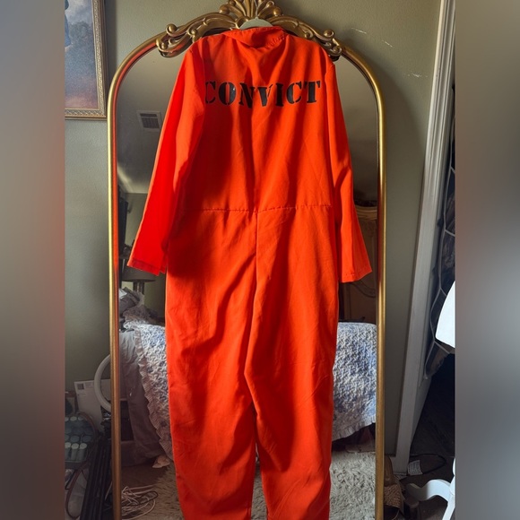 Maxime Orange Convict Jumpsuit - Picture 2 of 5